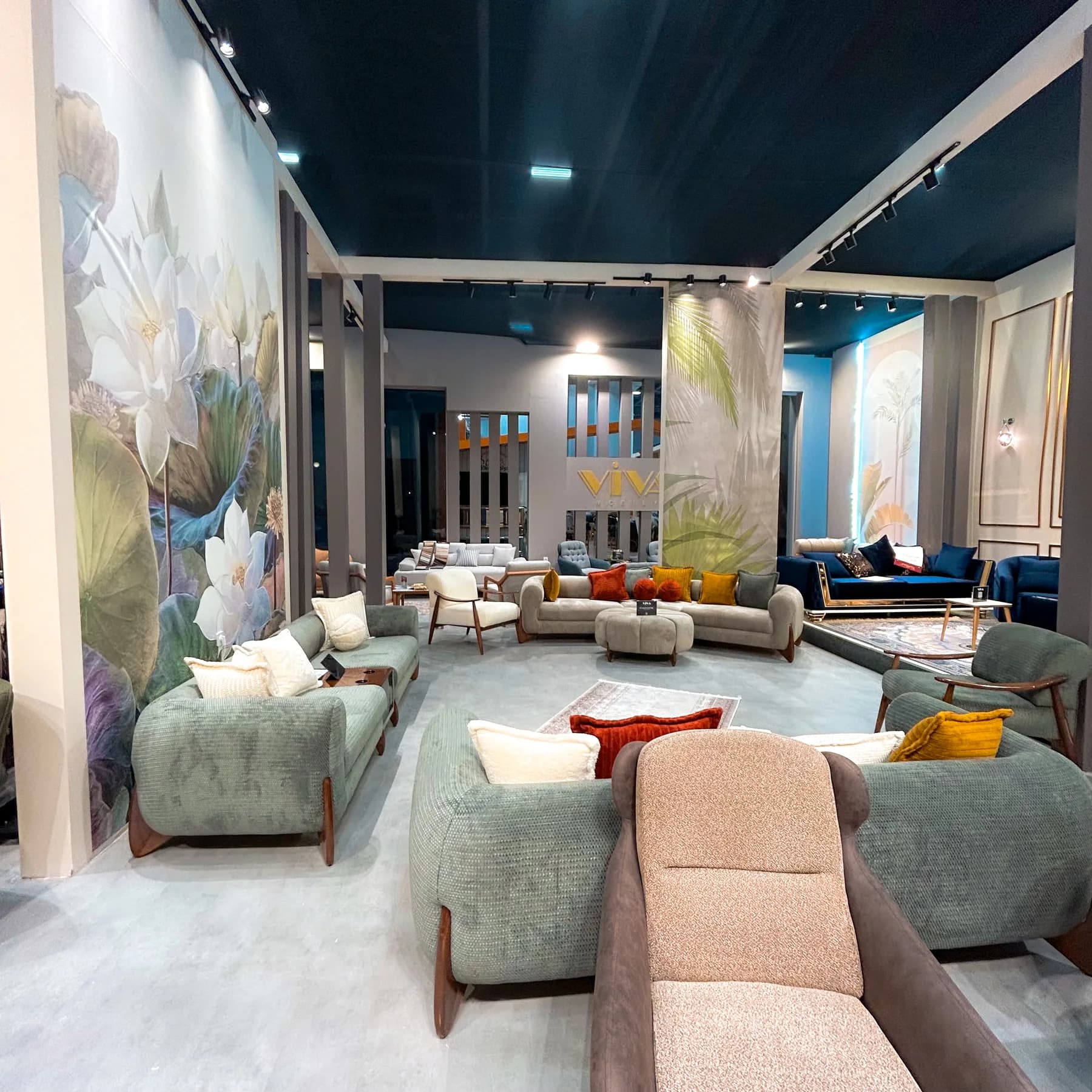 Viva Mobilya — stand interior and detail 1